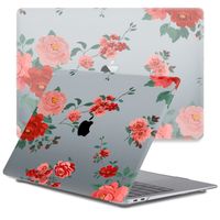 Lunso MacBook Pro 16 inch (2019) cover hoes - case - Red Roses - thumbnail