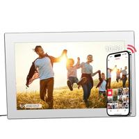 Rollei Smart Frame WiFi 101 Mirror – 10,1 inch Touch, wifi, fotolijst met Frameo-app voor snel en eenvoudig delen van foto's of video's, IPS-paneel, vele functies, microSD-sleuf (miror)