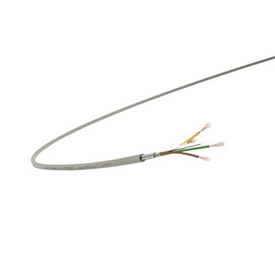 10 meter Lapp 0034804 LiYCY Stuurkabel afgeschermd 4X1 mm², PVC datakabel, grijs, LED aansluitkabel, 4-aderige stuurkabel voor schakelkasten, soldeerkabel, soldeerkabel