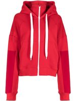 Goen.J hoodie à col montant - Rouge