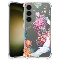 Samsung Galaxy S24 Case Anti-shock Bird Flowers - thumbnail