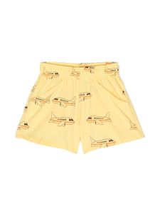 Mini Rodini short à imprimé graphique - Jaune