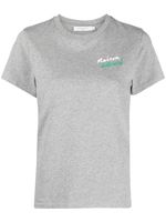 Maison Kitsuné embroidered-logo cotton T-shirt - Gris - thumbnail