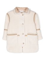 Chloé Kids manteau en peau de mouton artificielle - Blanc - thumbnail