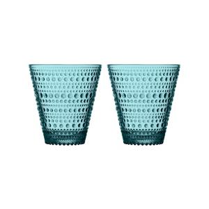 IITTALA - Kastehelmi - Glas 0,30l set/2 Zeeblauw