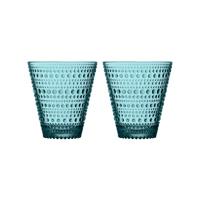 IITTALA - Kastehelmi - Glas 0,30l set/2 Zeeblauw - thumbnail