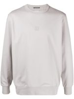 C.P. Company sweat en coton stretch à logo imprimé - Gris