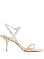 Reformation sandales Genni en cuir - Blanc