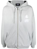 Enterprise Japan hoodie zippé à logo imprimé - Gris