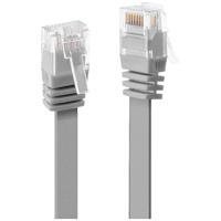 LINDY 47493 RJ45 Netwerkkabel, patchkabel CAT 6 3.00 m Grijs 1 stuk(s) - thumbnail