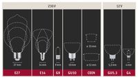 Paulmann 28789 LED-lamp Energielabel F (A - G) E14 4.5 W Warmwit (Ø x h) 45 mm x 78 mm 2 stuk(s) - thumbnail