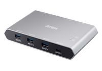 ATEN 2-Port USB-C Gen 2 Sharing Switch met Power Pass-through