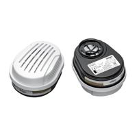 Dräger X-plore A2 P3 bajonetfilter | 2 Vervangingsfilters geschikt voor gelaatsmaskers tegen spuitverf, pesticiden, deeltjes