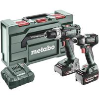 Metabo BSLBL+SSD200LTBL Accu-klopboor/schroefmachine, Accu-slagmoersleutel Incl. accu, Incl. lader - thumbnail