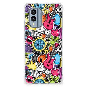 Nokia X30 Anti Shock Bumper Case Punk Rock