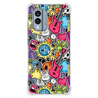 Nokia X30 Anti Shock Bumper Case Punk Rock - thumbnail