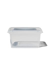 HEMA Opbergdoos Met Deksel 1.2L Dublin Transparant 18x12x10 (transparant)