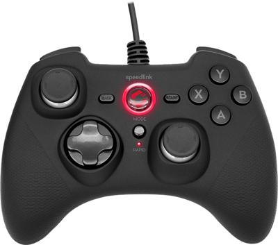 SPEEDLINK RAIT Zwart USB Gamepad Nintendo Switch, PC, Playstation 3