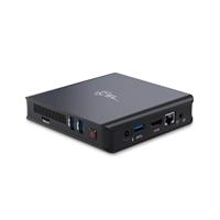 Mini PC CSL Narrow Box Ultra HD Compact v5 Windows 11 Home ventilatorloos, Intel Celeron N5100 4x2800MHz, 128 GB eMMC + 512 GB M.2 SSD, 4 GB DDR4-RAM, Intel UHD graphics, dual WLAN, HDMI 2, USB 3.1,