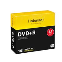 Intenso DVD+R onbewerkte 4,7 GB 16 x Speed, 10 Slim Case, 4111652, 10 slimcase
