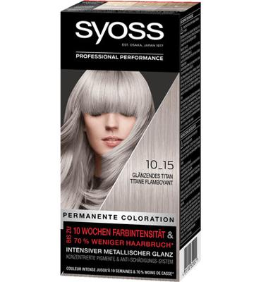 Syoss Syoss Color Baseline 10-15 Titanium Haarverf (1set)