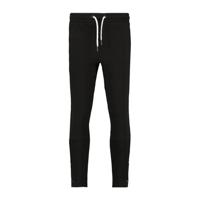 CoolCat Junior joggingbroek Charly met tekst zwart/wit
