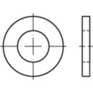 Onderlegring 22 mm 34 mm Staal 100 stuk(s) TOOLCRAFT 135751