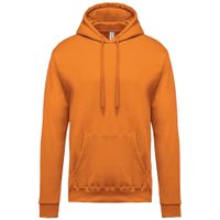 Oranje sweater/trui hoodie voor heren - thumbnail