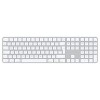 Apple Magic Keyboard met Touch ID en numeriek toetsenblok: Bluetooth, oplaadbaar. Werkt met andere Mac-computers met Apple silicon; Brits-Engels, Witte toetsen