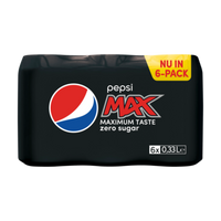 Pepsi Max Cola  Blik  6 x 330ML bij Jumbo