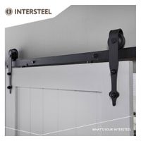 Intersteel Schuifdeursysteem Classic mat zwart - thumbnail