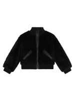 Dolce & Gabbana Kids veste en fourrure artificielle - Noir