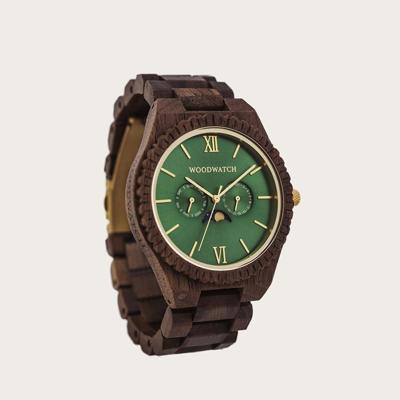 Houten Horloge Emerald Jungle Houten Horloge Emerald Jungle