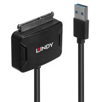 Lindy 43311 tussenstuk voor kabels USB-A 3.0 SATA 3.0 Zwart - thumbnail