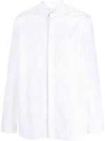 Jil Sander chemise en popeline à manches longues - Blanc