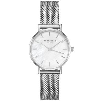 Rosefield The Small Edit Quartz Polshorloge Vrouw Zilver