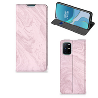 OnePlus 8T Standcase Marble Pink - Origineel Cadeau Vriendin - thumbnail