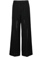 Feng Chen Wang pantalon ample à découpes - Noir