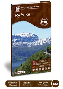 Wegenkaart - landkaart 02 Nasjonale Turistveger Ryfylke | Nordeca