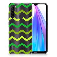 Xiaomi Redmi Note 8T TPU bumper Zigzag Groen