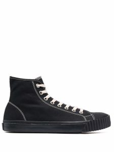 Maison Margiela baskets montantes Tabi - Noir