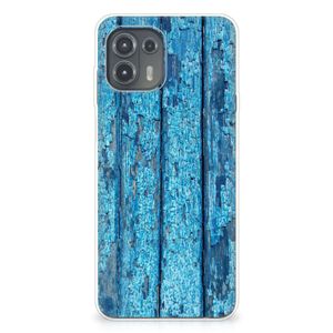 Motorola Edge 20 Lite Bumper Hoesje Wood Blue