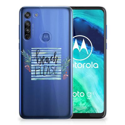 Motorola Moto G8 Telefoonhoesje met Naam Boho Beach Motorola Moto G8 Telefoonhoesje met Naam Boho Beach