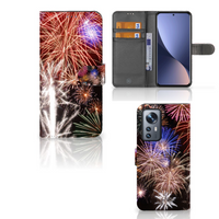 Xiaomi 12 Pro Wallet Case met Pasjes Vuurwerk