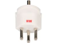 Max Hauri AG 135810 netstekker adapter Type J Type F Wit - thumbnail