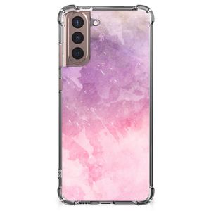 Back Cover Samsung Galaxy S21 Plus Pink Purple Paint