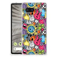 Google Pixel 7A Silicone Back Cover Punk Rock - thumbnail