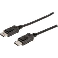 Digitus AK-340100-010-S DisplayPort-kabel DisplayPort Aansluitkabel DisplayPort-stekker, DisplayPort-stekker 1.00 m Zwart