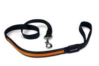 Beeztees 749836 1,2 m Zwart, Oranje Nylon Hond Standaard riem