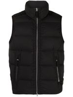 Stone Island gilet matelassé à fermeture zippée - Noir